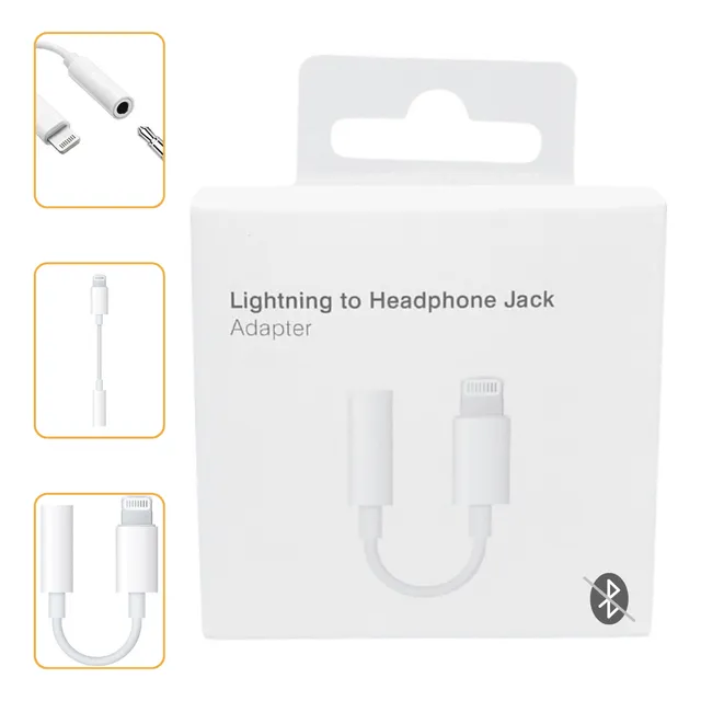 Adaptador Fone Ouvido Lightning Para Celular Auxiliar Lapela