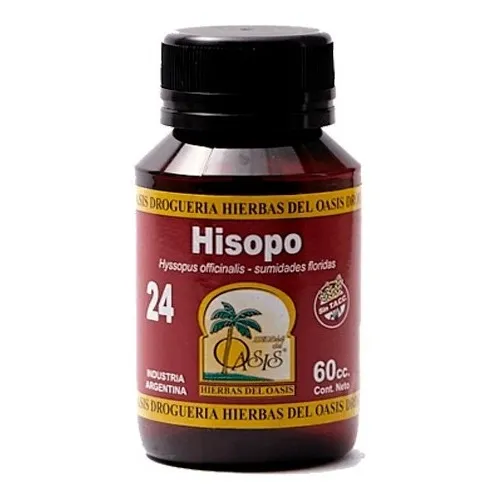 Tintura Madre De Hisopo Oasis 60cc