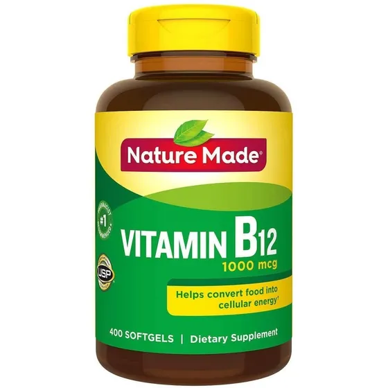 Vitamina B-12 Nature Made 1000mcg 400 Cápsulas Blandas
