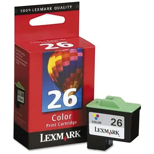 Lexmark 26 (10 N0026) Color Oem Genuine Inyección De Tinta/i