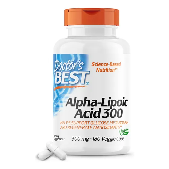 Suplemento Doctor's Best Ácido Alfa-lipoico 300 Mg 180 Compr