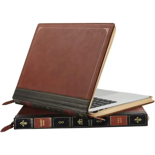 Funda Estilo Libro Para Macbook Air 13 A1466 A1369 Cuero