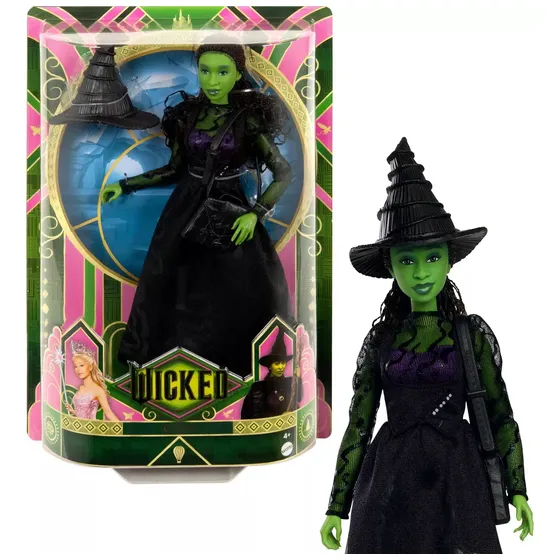 Boneca Wicked Elphaba Articulada Com Acessórios - Mattel