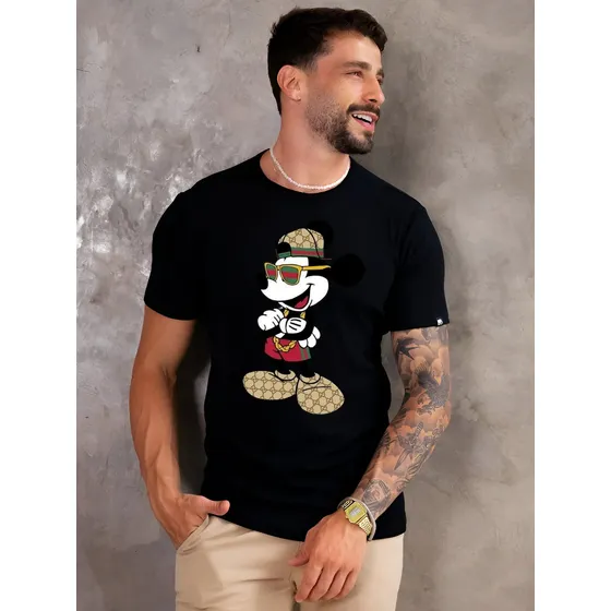 Camiseta Masculino Algodão Mikey2 Camisa Com Estampa T Shirt