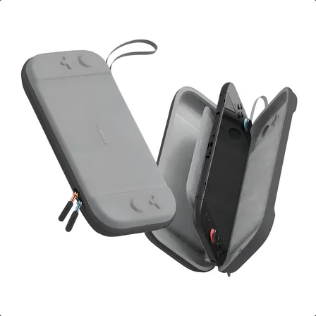 Estuche Viajes Protector Rígido Para Nintendo Switch 2 Color Gris