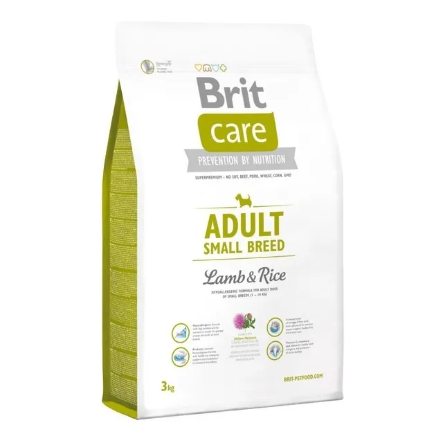 Alimento Brit Brit Care Adult para perro adulto de raza mini y pequeña sabor cordero y arroz de 3 kg
