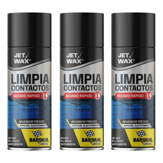 Kit Limpia Contactos En Aerosol Bardahl 300cc X 3uni