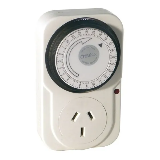 Timer/Interruptor Electromecánico Reloj Programable Enchufable Tbcin