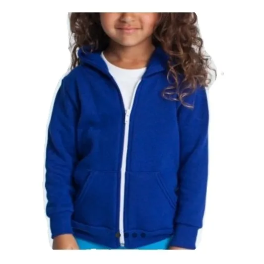 Sueter Escolar Azul Rey Con Cierre Unisex Tela De Mono