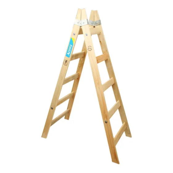 Escalera Alpina Madera Para Pintor 5 Escalones