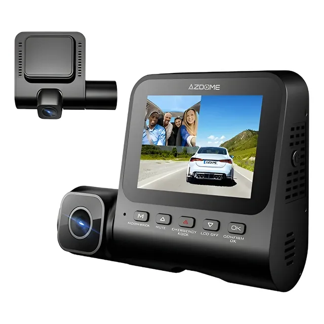 Azdome V600 Câmera Veicular 2 Canais - Ideal Para Uber/99