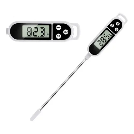 Termômetro Culinário Digital Espeto Alimento Bebida Cozinha Rp300