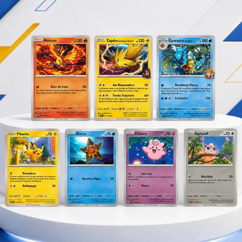 Coleção Pokémon Tcg Scarlet Violet 151 com pôster em inglês