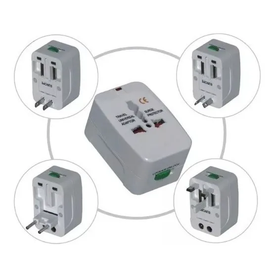 Adaptador Universal Viajero Enchufe Au Us Eu Uk