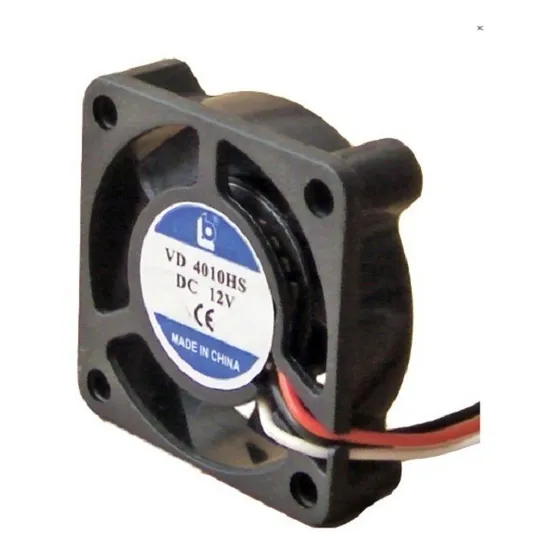 Turbina Cooler  40x40 Vd4010 3c 40 X 40mm 12 Volts 3 Cables