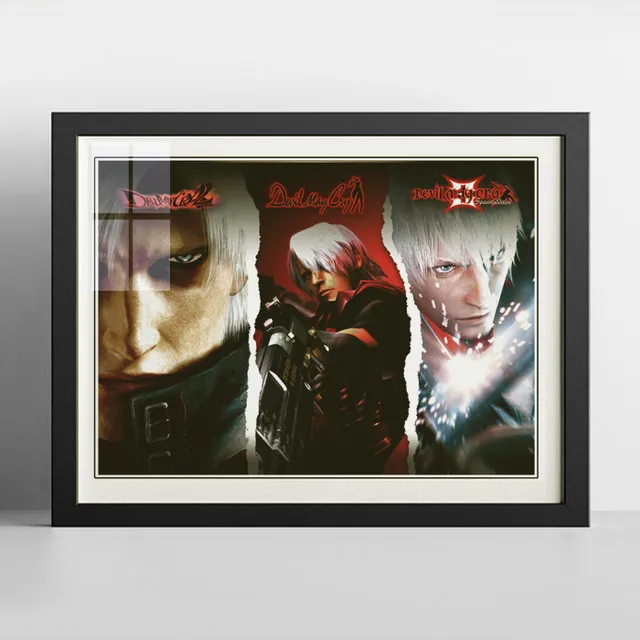 Cuadro Gamer - Devil May Cry - Poster Trilogia