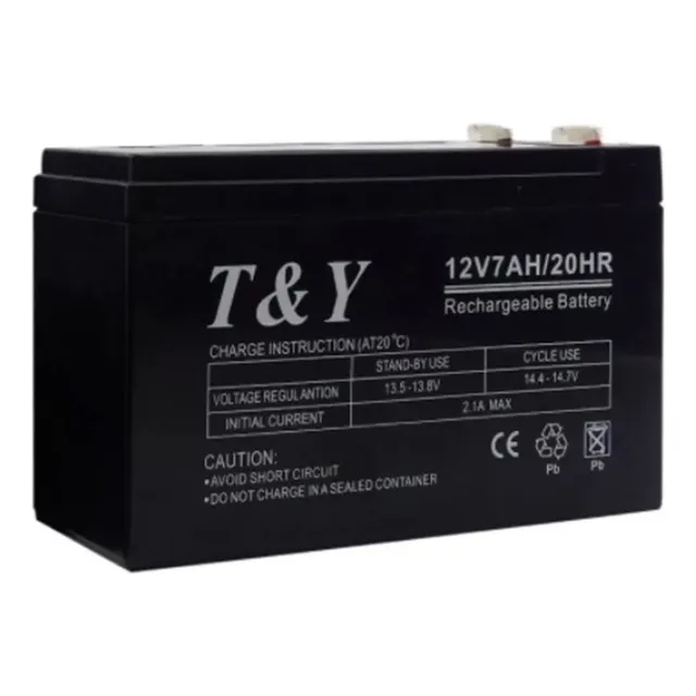 Pack 2 Baterias 12 Volt 7 Amp Motos Autos Alarmas Ups Panel
