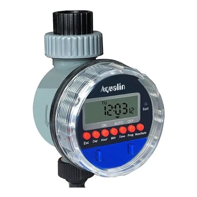 Temporizador Irrigação Digital Timer  Aspersor Fluxo Aqualin