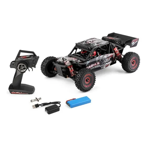 Carro De Controle Rc Wltoys 124016 Brushless 4x4 Barato