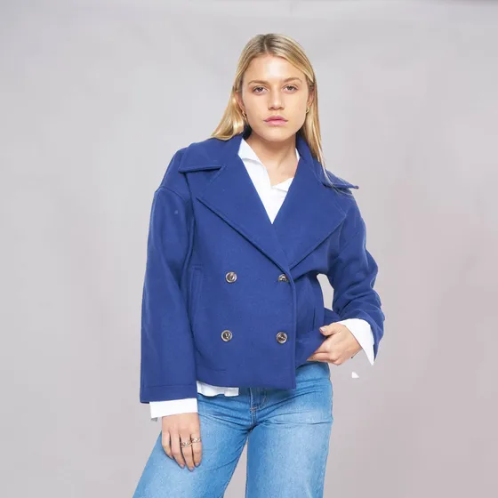 Customs Ba Saco De Paño Corto Mujer Otoño/inverno