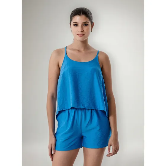 Short Mujer Lino Brilloso Mochi