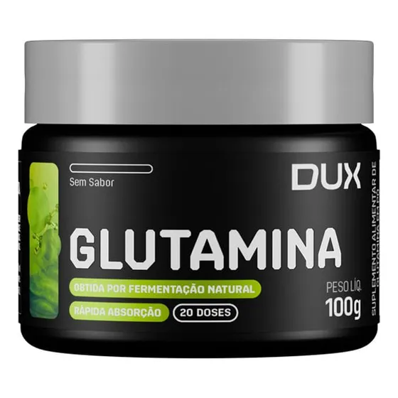 Glutamina - Pote 100g Dux Nutrition Sabor Natural