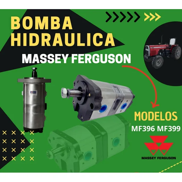 Bomba Hidráulica Para Massey Ferguson Mf396 Mf399 