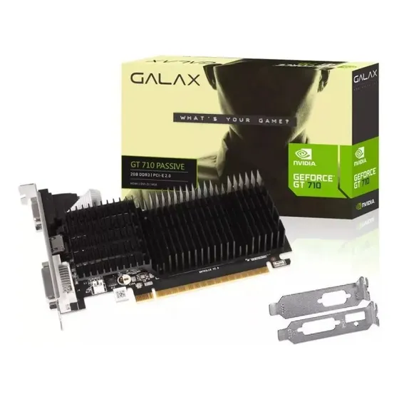 Placa Video Geforce Nvidia Gt710 1gb Ddr3 Hdmi Perfil Baixo