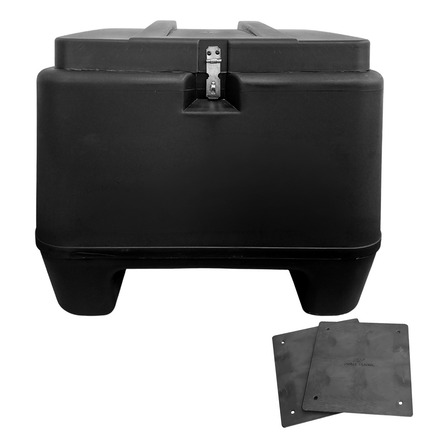 Bau Bauleto 80 Litros Universal Preto Plastico Cromoforte Bau Bauleto 80 Litros Universal Preto Plastico Cromoforte