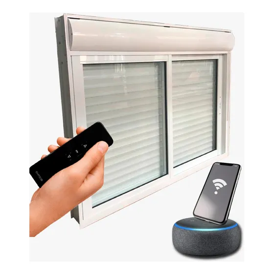 Esquadria Cortina Persiana Automatizada Wifi Celular - Alexa
