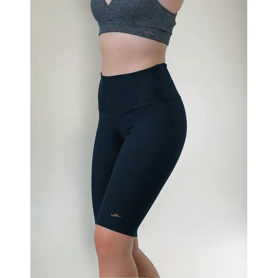 Calza Corta Tipo Biker Dama Tiro Alto Calidad Elite 