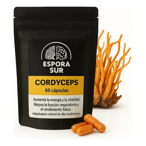 Cordyceps - Hongo Adaptogeno - 60 Capsulas