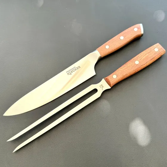 Set Cuchillo 8  Y Tenedor Trinchante Pk