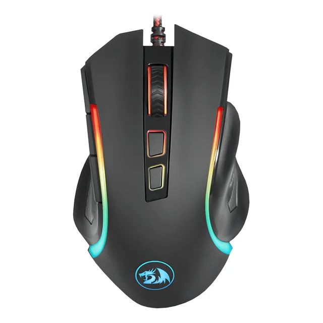 Mouse gamer de juego Redragon Griffin M607 negro