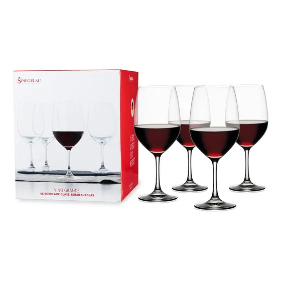Spiegelau Vino Grande Burdeos Juego De 4 Copas De Vino ' Cri