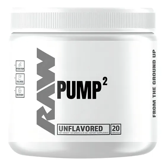 Raw Nutrition Pump2 Preentrenamiento 120g 20 Servs Sabor Sin Sabor