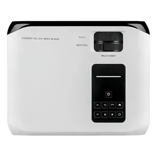 Smart Screen Linux 2200 Lumens Multilaser - Pj003 Branco Smart Screen Linux 2200 Lumens Multilaser - Pj003 Branco