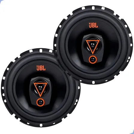 Par Alto Falante 6 Pol Jbl 6trms80 Triaxial 160w Rms 4 Ohms Preto