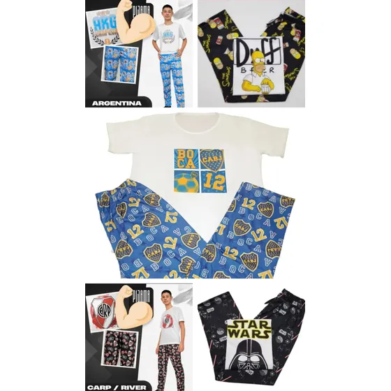 Pijamas Adultos Manga Corta Modelos Y Talles Del 1 Al 5