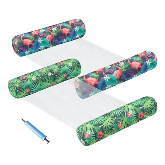 Finduwill Hamaca Flotante De Tela Para Piscina,