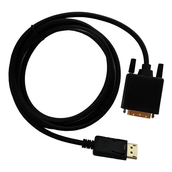 Cabo Adaptador Displayport Para Dvi-d Dual Link Macho 1,80m