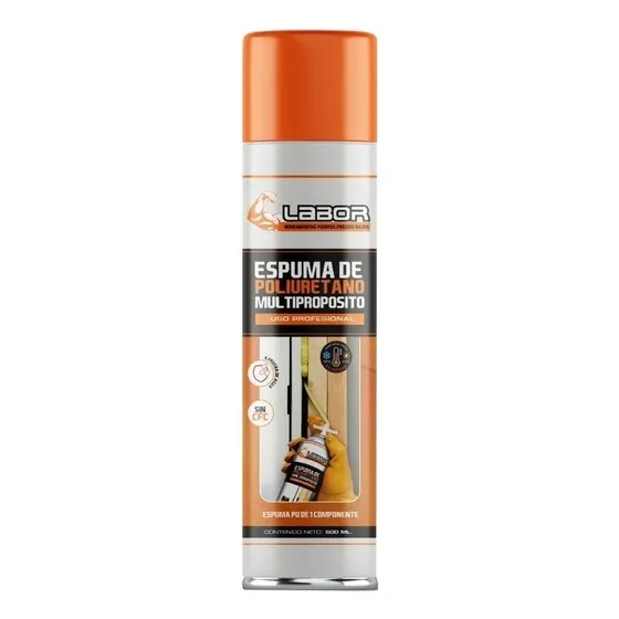 Espuma De Poliuretano Expandido En Aerosol De 500ml Sellar