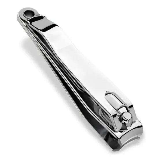 Cortador Alicate De Unha Grande Com Lixa Profissional Inox 7,5cm