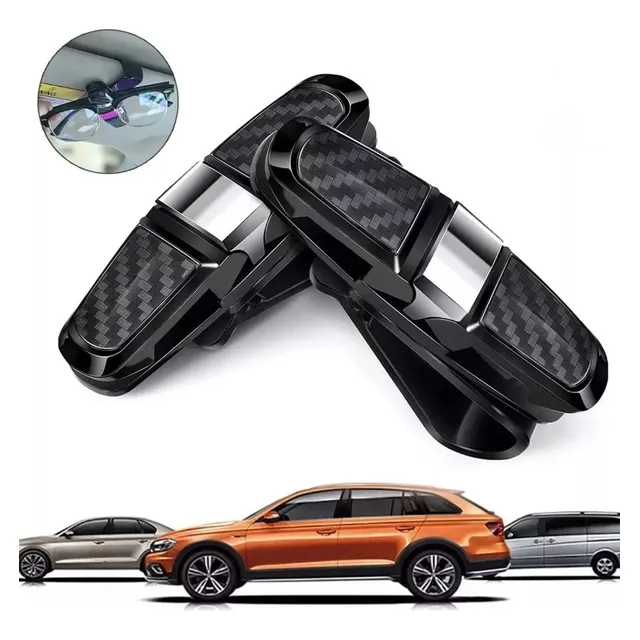 Clip Porta Lentes Para Visera Parasol Para Autos Camionetas