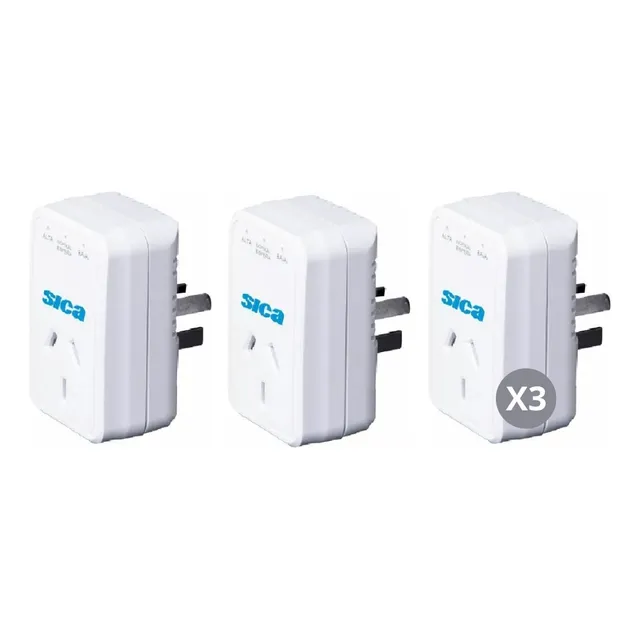 Pack X 3 Protector Sica Alta Baja Tensión Heladera Lavarropa