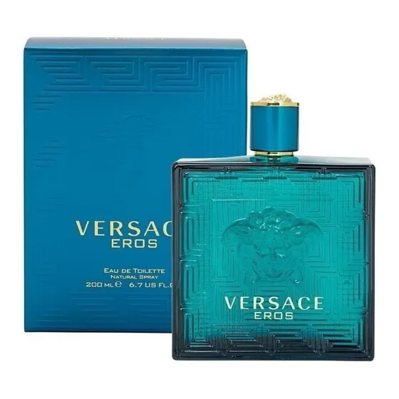Versace Eros Eau De Toilette 200 ml Para Hombre