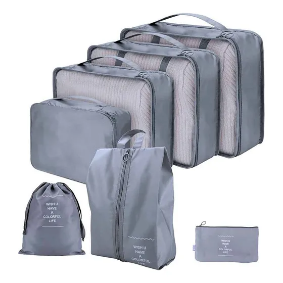 Set Organizador Maleta Equipaje Viaje Ropa Zapatos Espacio 