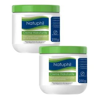 Creme Hidratante Corpo Natuphil 250g Natuflores Kit 2un Creme Hidratante Corpo Natuphil 250g Natuflores Kit 2un