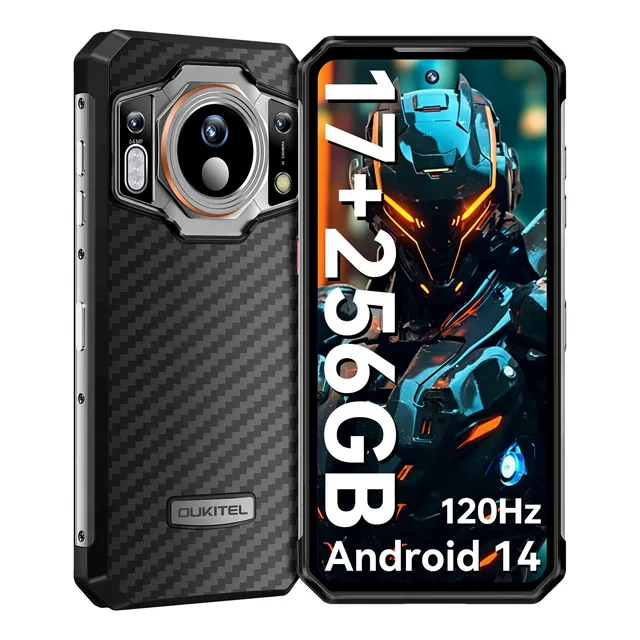 Oukitel Cellphone Wp21 Dual Sim 17gb Rom+256gb Ram 9800mah 66w Fast Carge 90hz Con Visión Nocturna Celular