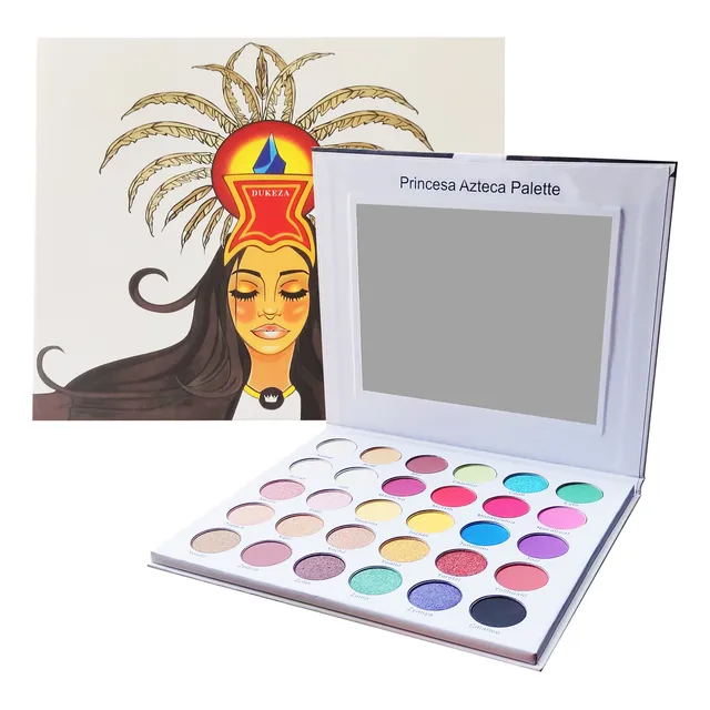 Paleta De Sombras Para Ojos Princesa Azteca Dukeza 30 Tonos